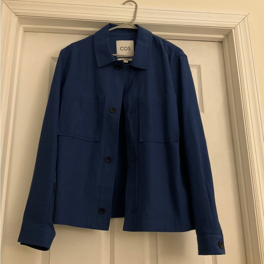 COS Women's Utility Jacket in Deep Blue